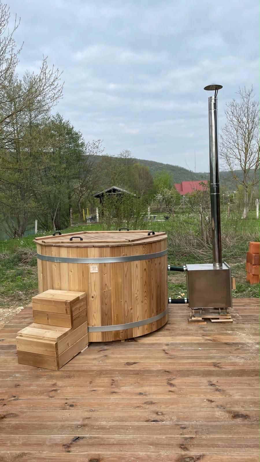 AURATHERM završeni projekt - sauna i hot tub za odmaralište