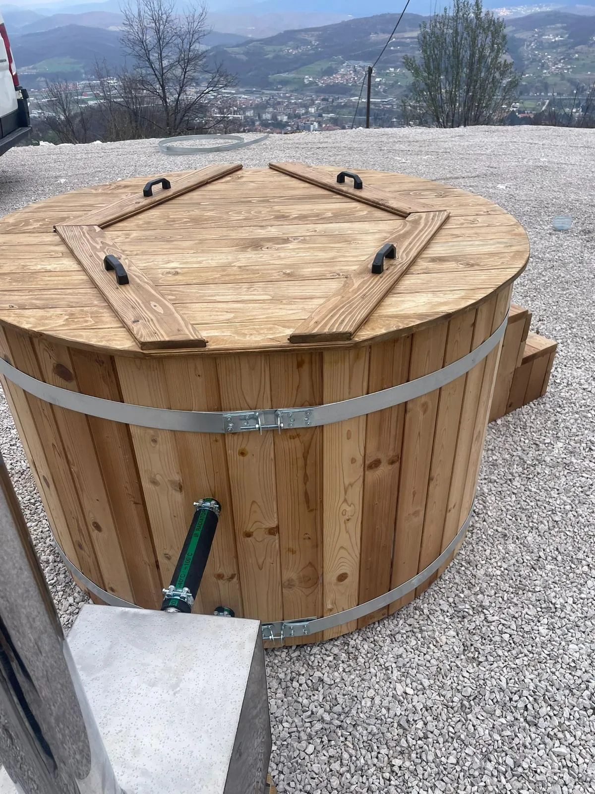 AURATHERM drvena termalna kada na drva - završen rad 3, BiH