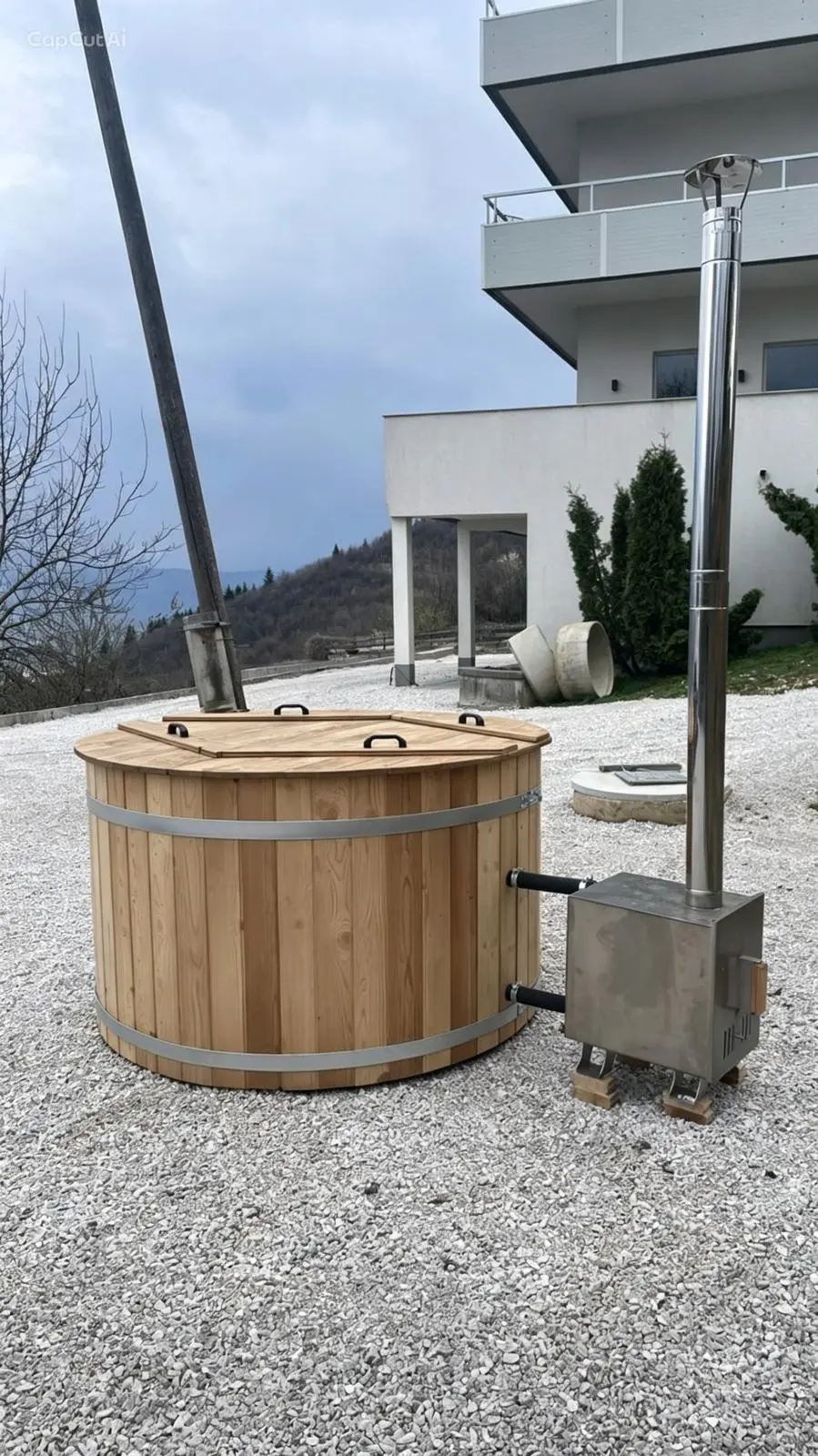 AURATHERM drvena termalna kada na drva - završen rad 4, BiH
