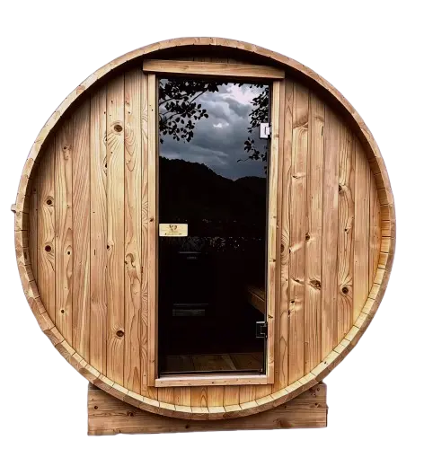 Sauna Bure - bačvasta vanjska sauna od termički tretirane smreke, AURATHERM BiH